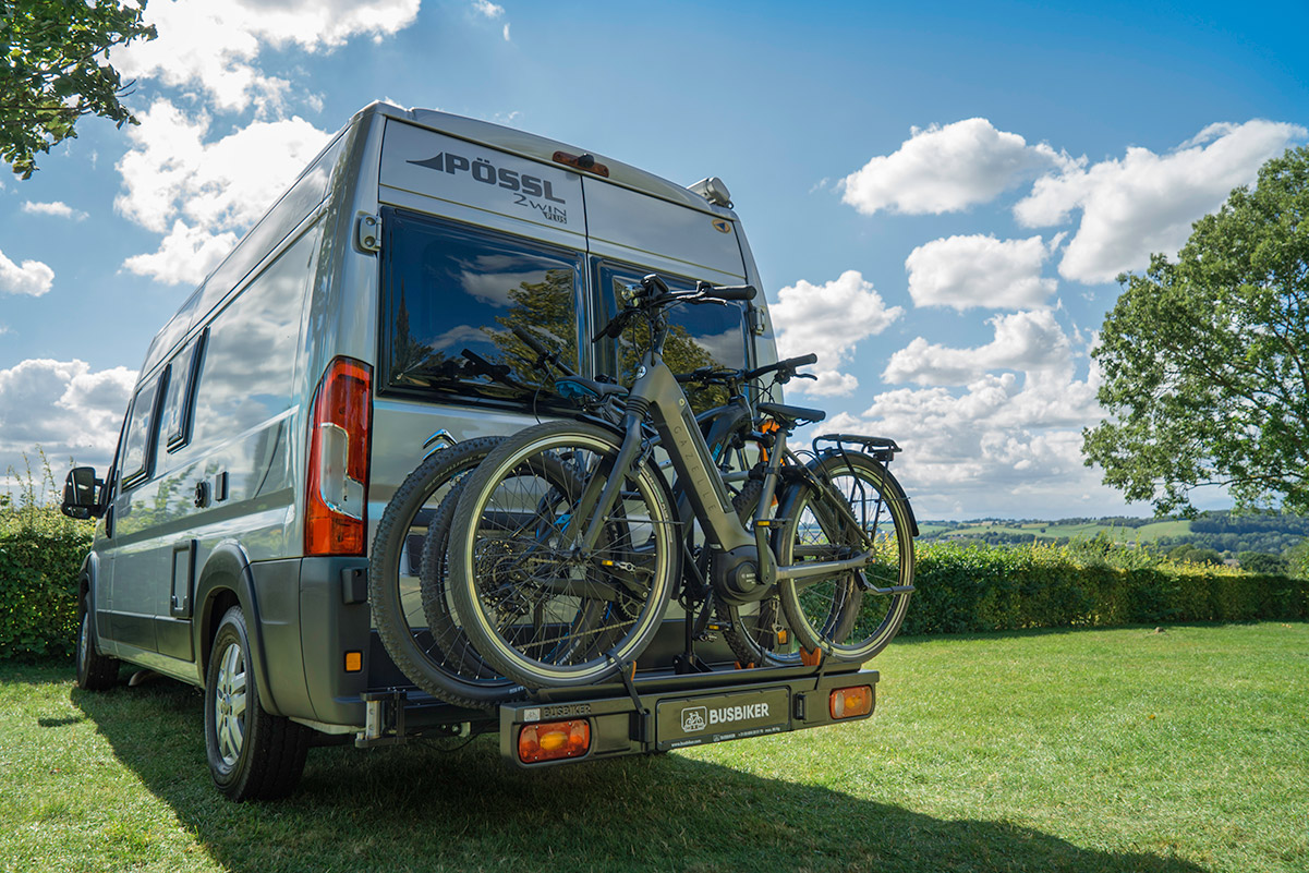 bicycle carrier for the bus camper